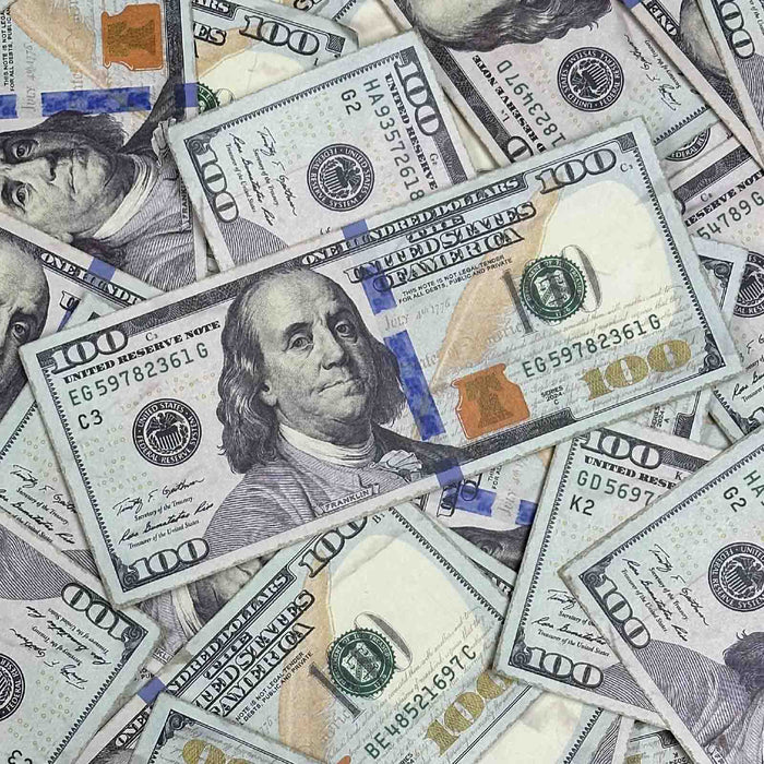 $100 Close-Up ✔️RealAged™ New Series Bills – Realistic Hero Prop Money