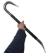 26.5 Inch Bulky Foam Rubber Crowbar Silver and Black Prop - Prop Money Inc.