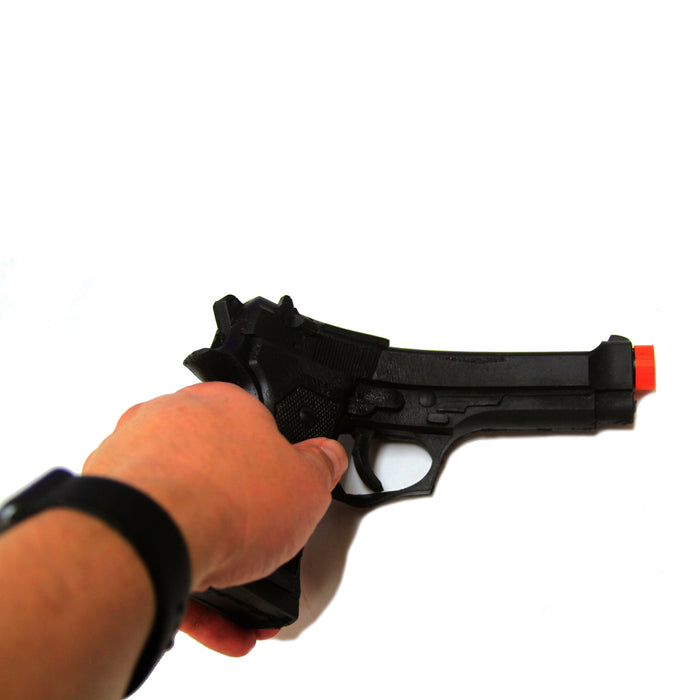 Foam Rubber Beretta 9mm Semi Automatic Style Inert Handgun Prop - Prop Money Inc.