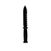 Serrated Spine Poly Training Knife with 8.5 Inch Drop Point Blade and Leather Wrapped Textured Handle Prop - Prop Money Inc.