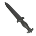 Long Spear Pointed Dagger Poly Training Knife Prop with 8.5 Inch Blade and Grooved Wood Grained Textured Handle - Prop Money Inc.