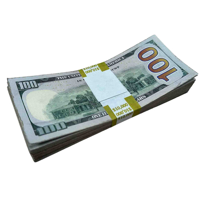 $100 Close-Up ✔️RealAged™ New Series Bills – Realistic Hero Prop Money