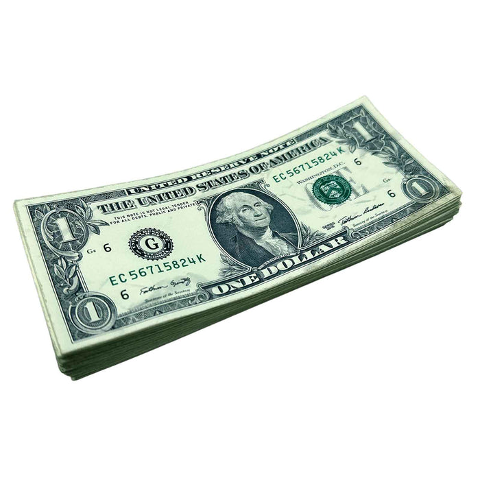 $1 Close-Up ✔️RealAged™ New Series Bills – Realistic Hero Prop Money