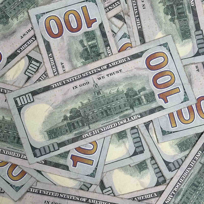 $100 Close-Up ✔️RealAged™ New Series Bills – Realistic Hero Prop Money