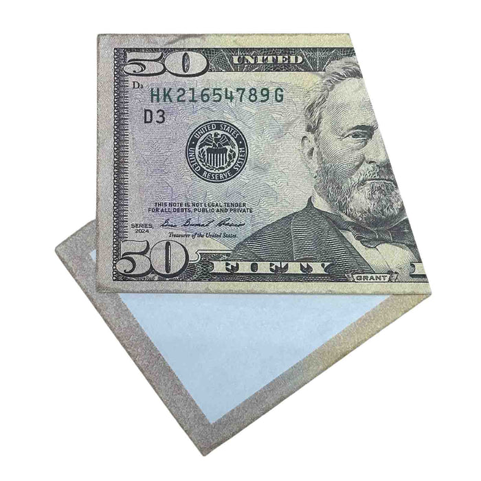 $50 Close-Up ✔️RealAged™ New Series Bills – Realistic Hero Prop Money