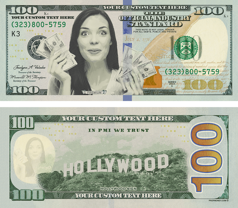 Custom Designed Prop Money