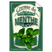 Creme De Menthe Single Self Adhesive Label - License and Royalty Free for Film Use - Prop Money Inc.