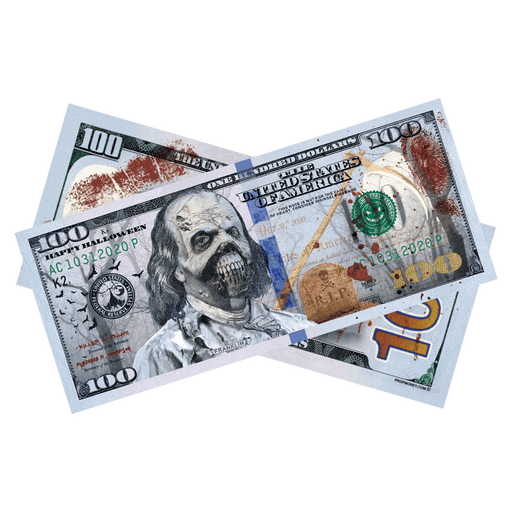 Happy Halloween Graveyard Bills - PropMoney.com
