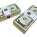 Realistic play money stacks for poker nights and family game nights